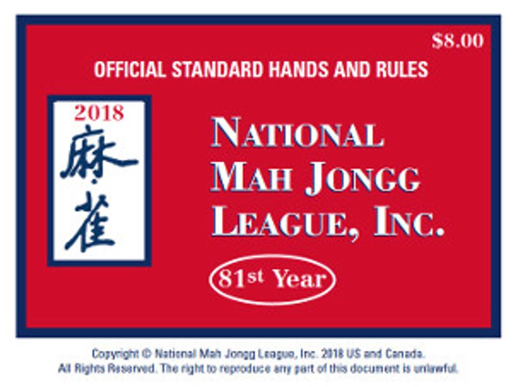 PACK OF 4 - 2018 Countrywide Mah Jongg League Card - Common graphic regarding National Mah Jongg League Card Printable named PACK OF 4 - 2018 Countrywide Mah Jongg League Card - Conventional
